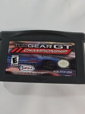 Nintendo Game Boy Advance Top Gear GT Championship - Black & Red Label